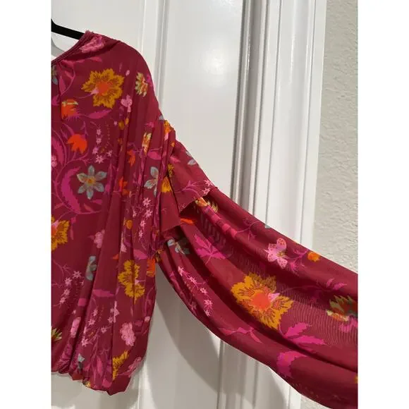 MSRP: $108 ✨ Free People Wildflower Honey Oversized Blouse – Size S-L ✨QUICKSHIP - Picture 5 of 9